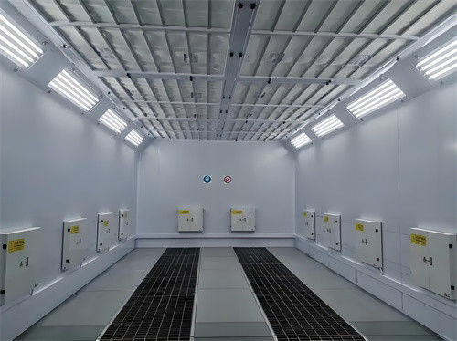 Premium Infrared-light Car Paint Booth Turbo Fan Drying System High-Airflow Spraying Oven