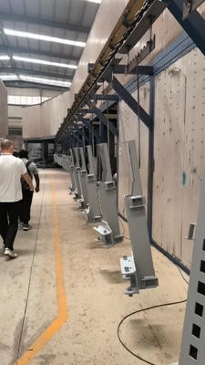 Elevated conveyor coating solutions production line coatings tailored for unique shape products