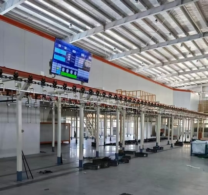 Automated Finish Line Powder Coating Paint Lines Precision Roller Clear Coat Spray Paint Line