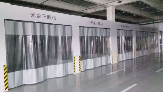Standard Automotive Preparation Station with PVC Curtains & Downdraft Extraction