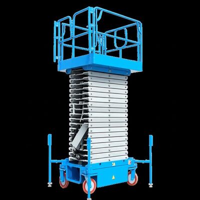Non slip Platform Paint Booth Man Lift Including 300 Kg Loadcapacity and Motor Chinese or Import for Safe Elevated Tasks