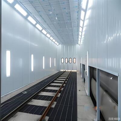 Industrial Large Truck Spray Paint Booth | 15m Bus Painting Oven | Heavy Duty Commercial Chamber