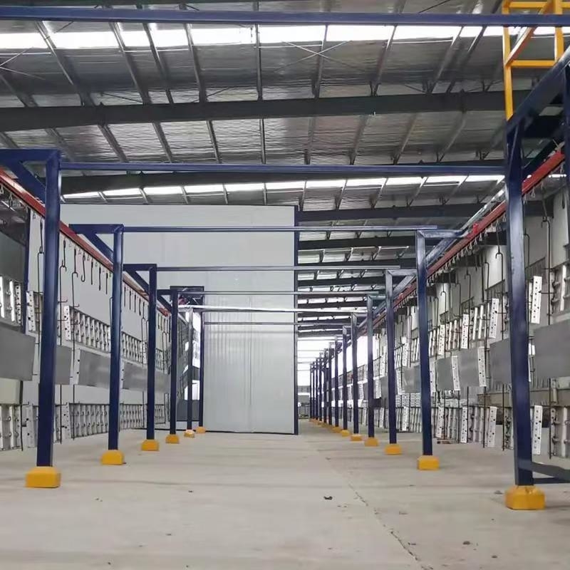 Elevated conveyor coating solutions production line coatings tailored for unique shape products