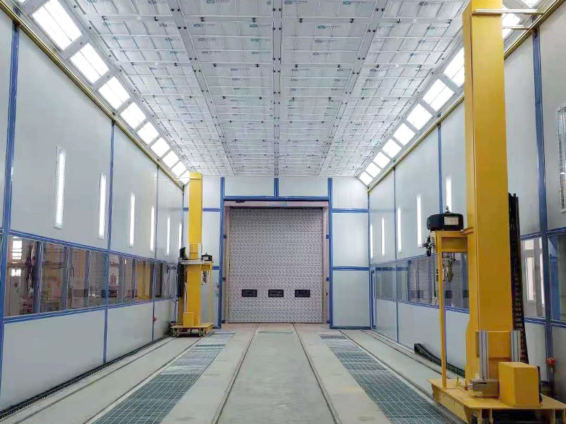 Diesel-Heated Baking Systems for Commercial Fleet Refinishing  Large Spray Booths