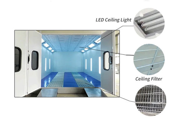 Automotive Paint Drying Booth Powder Coating Oven And Spray Booth Paint ...
