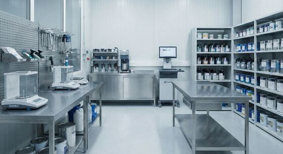 ATEX Certified Paint Mixing Kitchen with Ventilation & Safety