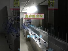 Room Structures Floor Rail Coating Line Custom For Consistent Coating