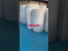 Reliable fiberglass cotton filter suitable for high exposure spray painting rooms