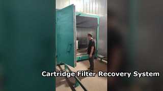 Industrial Powder Spray Booth for Metal Workpieces
