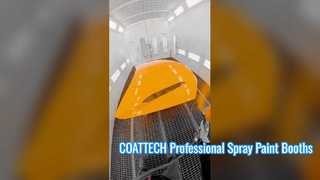 COATTECH Professional Spray Paint Booths | Advanced Infrared Curing & CE Certified