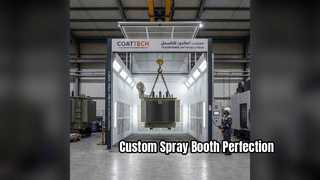 CoatTech Custom Spray Booth for Transformers