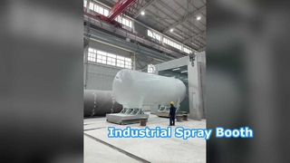 Industrial Spray Booth for Large LPG Tanks