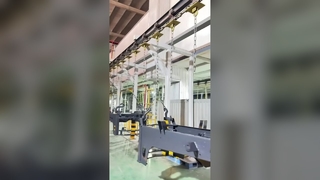 Heavy-Duty Overhead Conveyor Coating Line for Vehicle Chassis