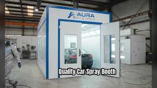 Watch: CE Approved Car Paint Equipment Spray Booth For Automotive Repair Service Centre Showcase