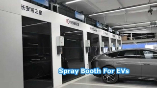 Spray Booth & Prep Station Systems for High-End EV Service Centers
